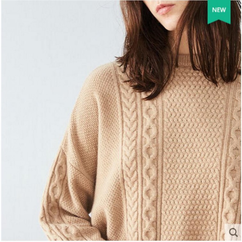 100%Cashmere Sweater Pullover O-neck Lady Winter Camel White Sweaters Girl WHOLESALE ONLY 